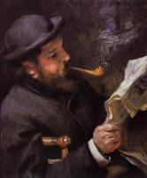 Renoir, Pierre Auguste - Claude Monet Reading